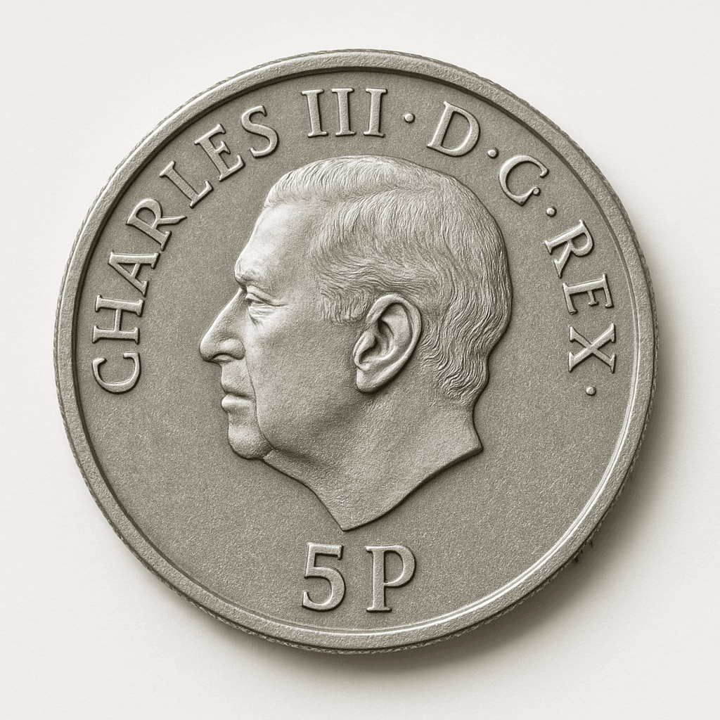 UK 5 pence