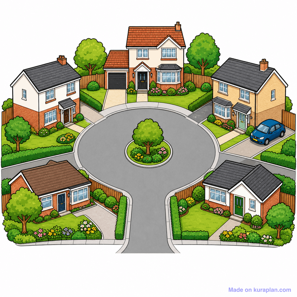 Urban Suburbs Scene