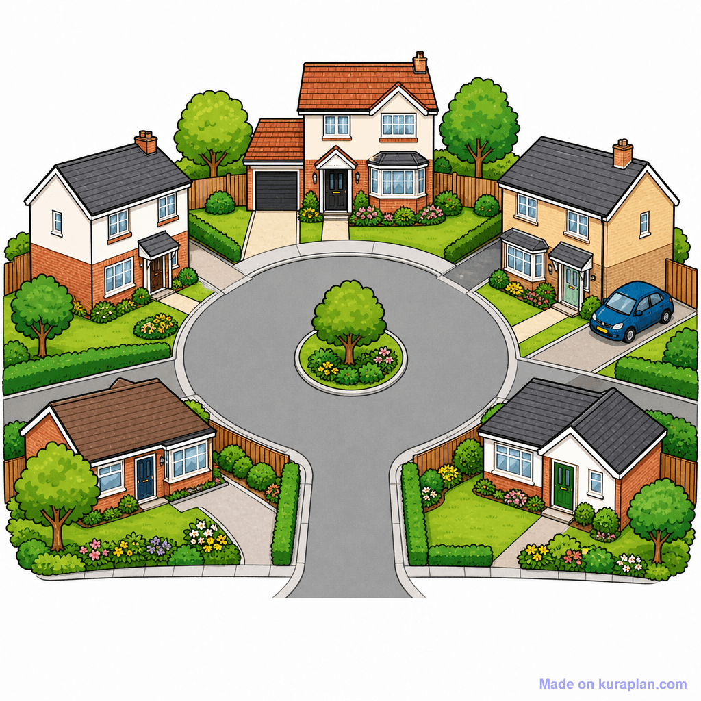 Urban Suburbs Scene