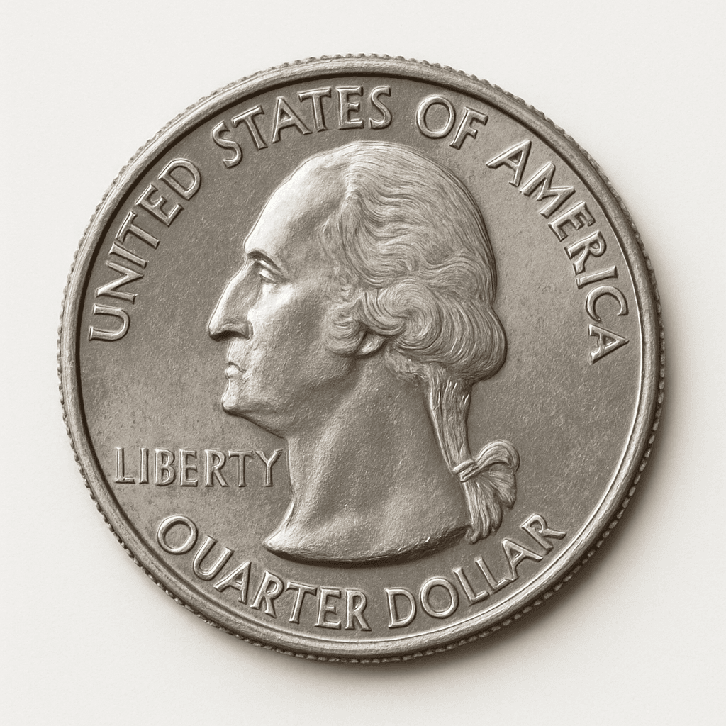US 25 cents (quarter)