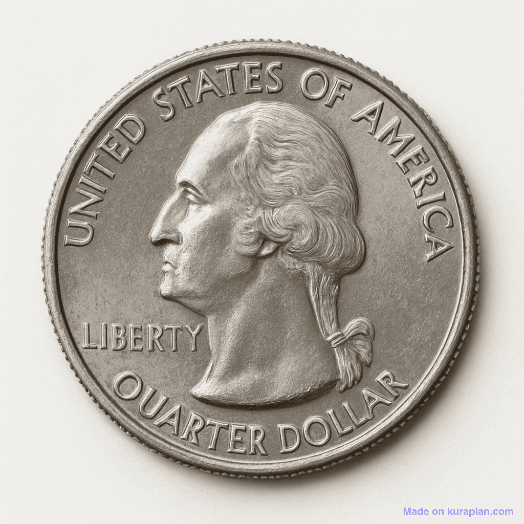 US 25 cents (quarter)