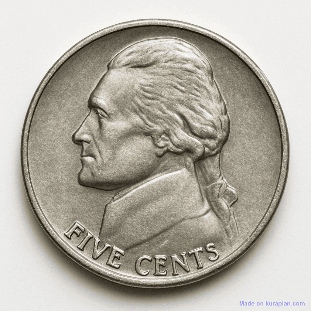 US 5 cents (nickel)