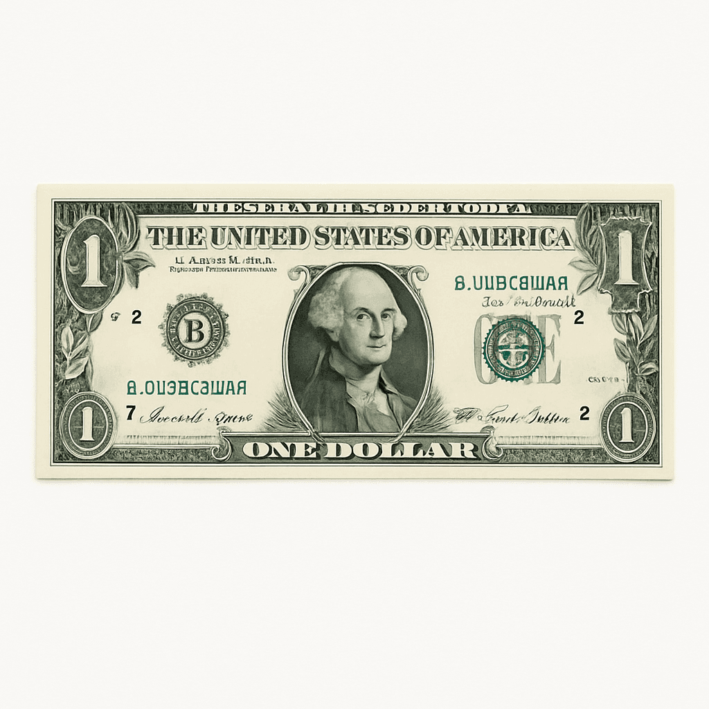US $1 note
