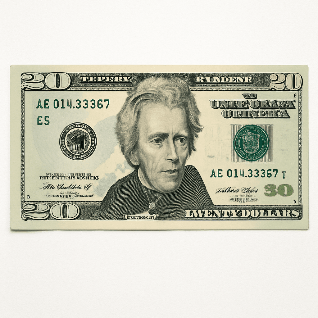 US $20 note
