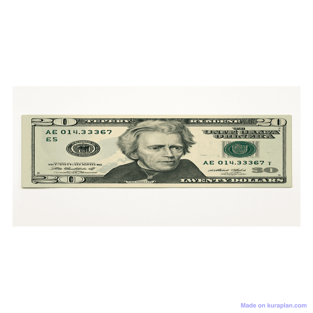 US $20 note
