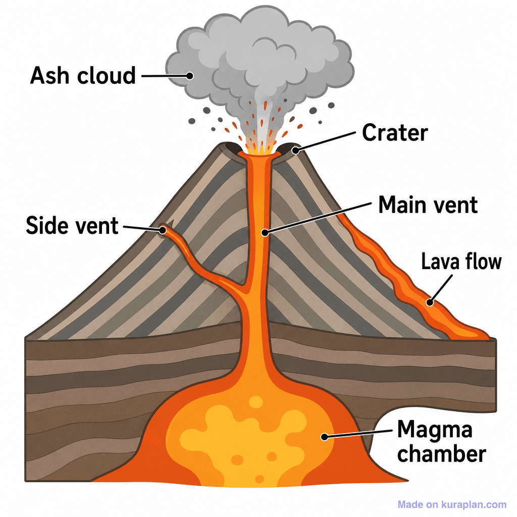 Volcano Cross-Section (simple)
