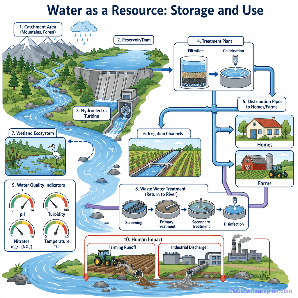 Water as a Resource: Storage and Use (detailed)