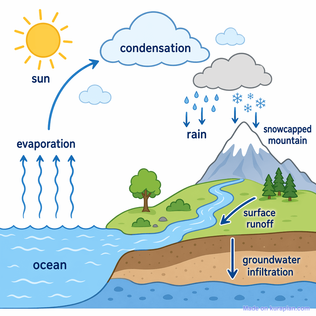 The Water cycle (simple)