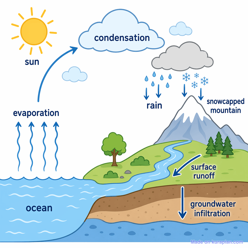The Water cycle (simple)