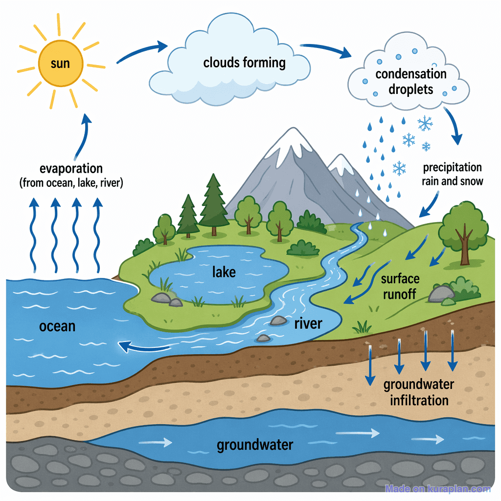 The Water Cycle (detailed)
