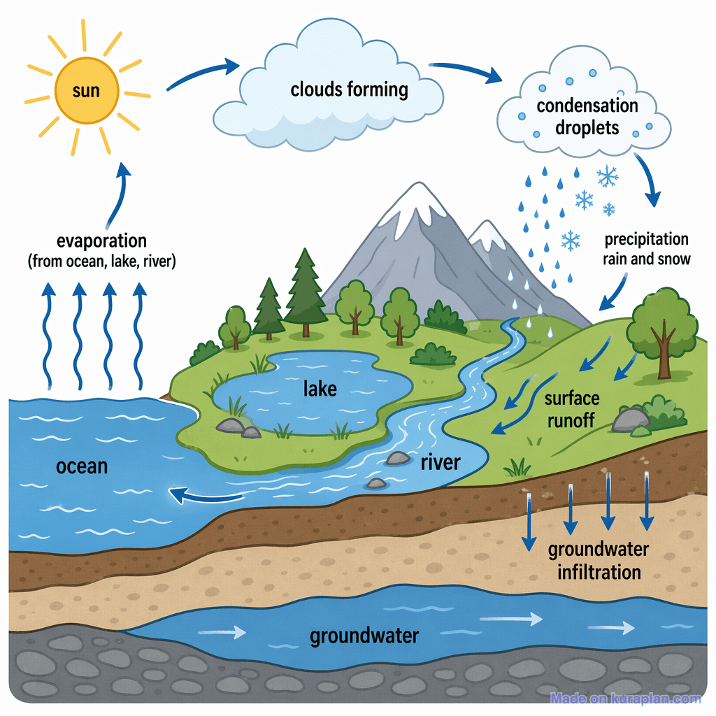 The Water Cycle (detailed)