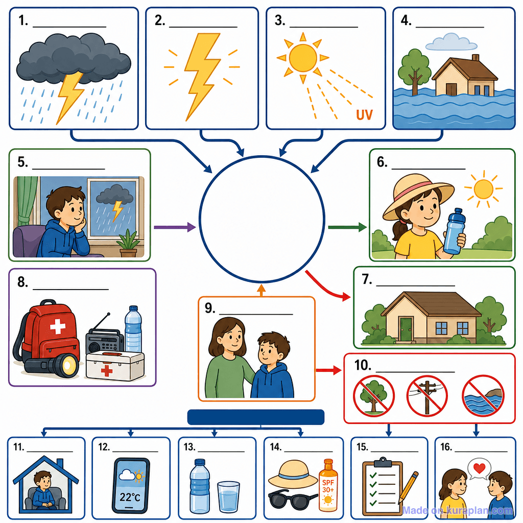 Weather Safety and Preparedness (detailed, unlabeled)