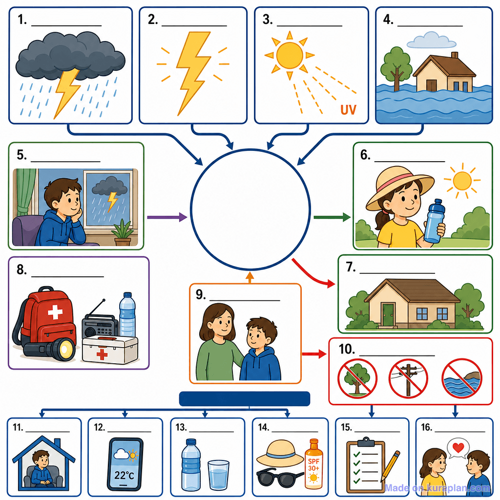 Weather Safety and Preparedness (detailed, unlabeled)