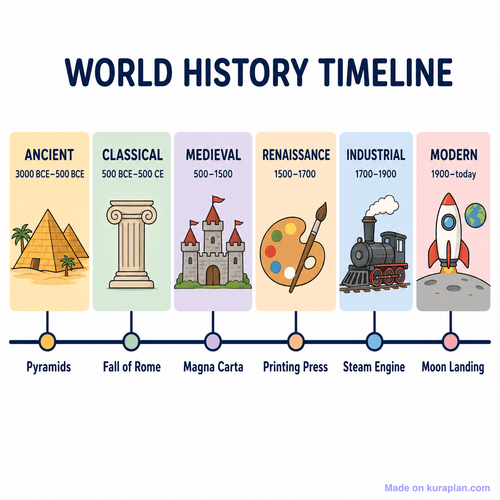 World History Timeline (simple)
