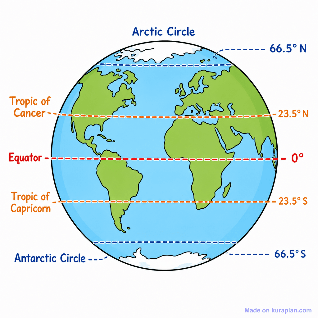 World Lines Of Latitude