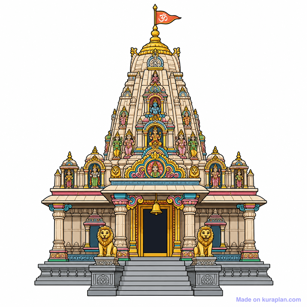 Worship Hindu Mandir Exterior