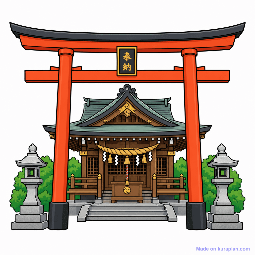 Worship Shinto Shrine Exterior