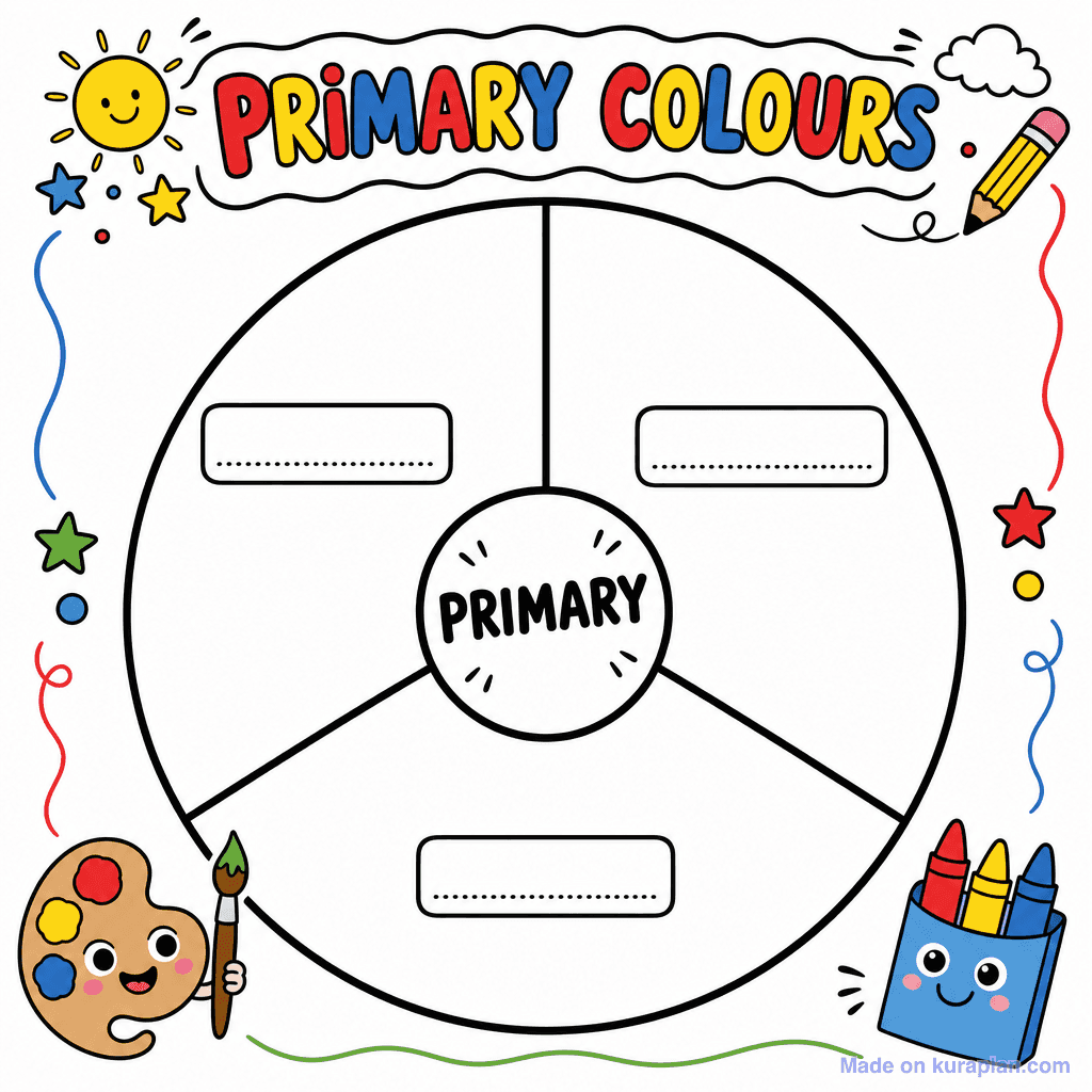Primary Color Wheel (Blank)