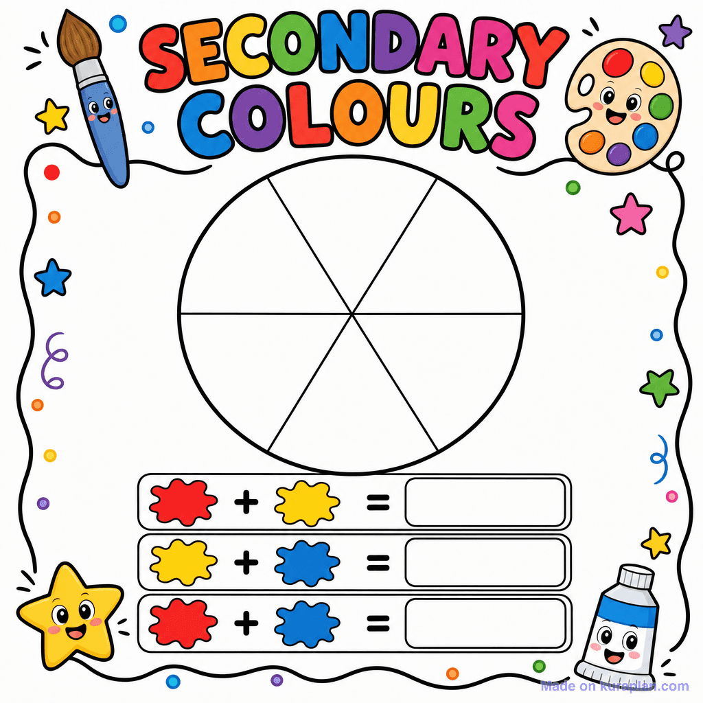 Secondary Color Wheel (Blank)