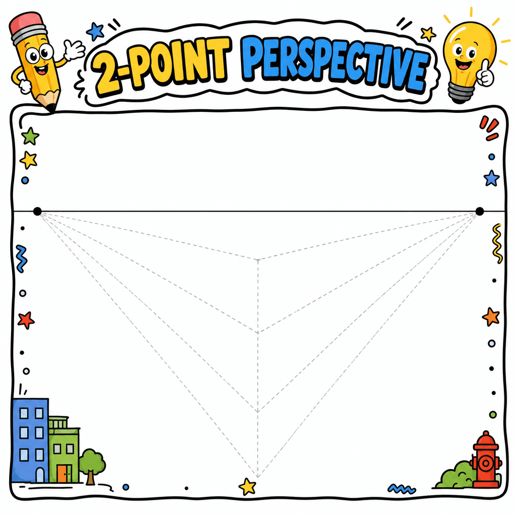 2-Point Perspective Grid