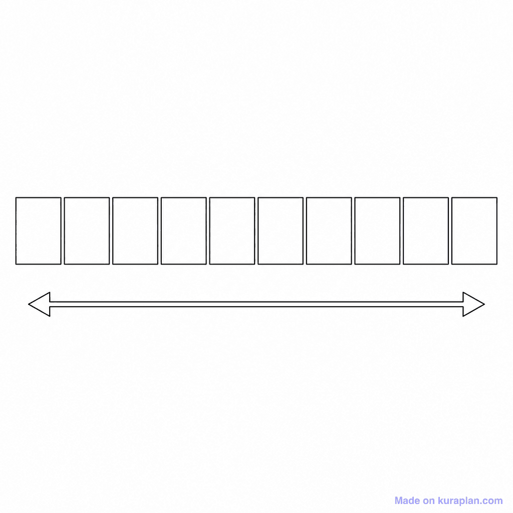 Value Scale 10 Step Blank
