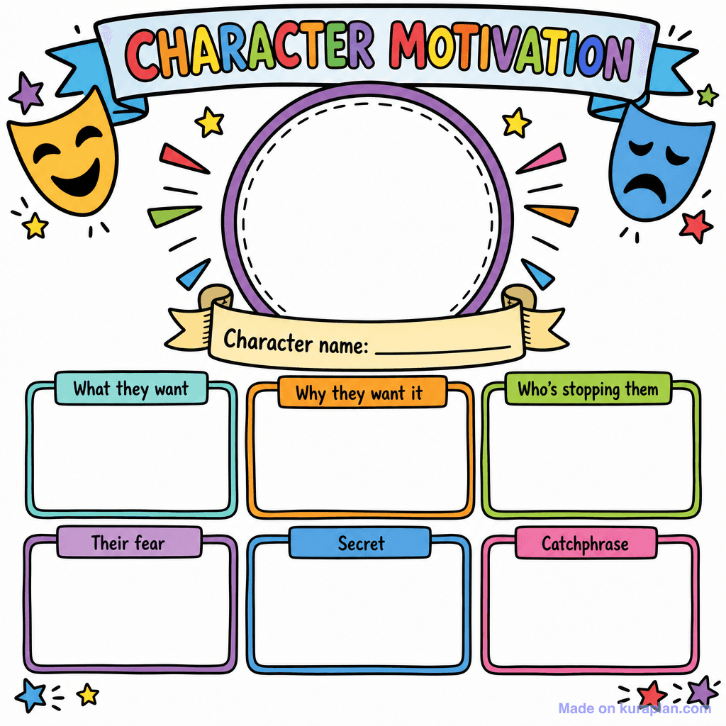Character Motivation Sheet