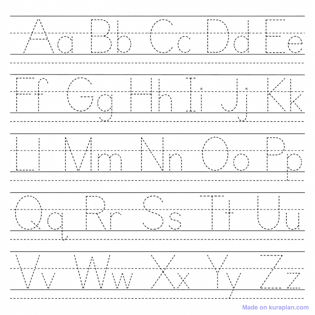 Alphabet Trace Upper+Lower