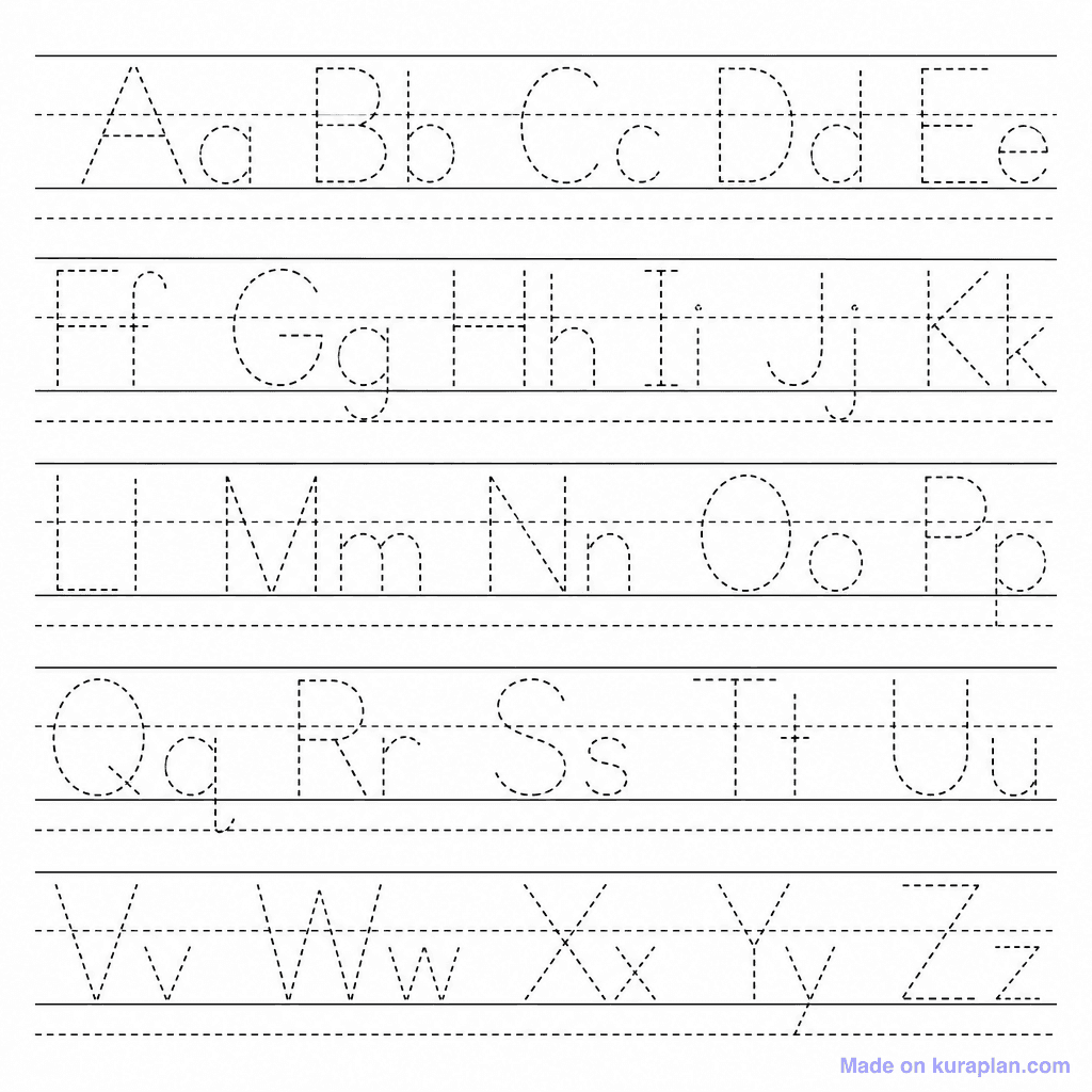 Alphabet Trace Upper+Lower