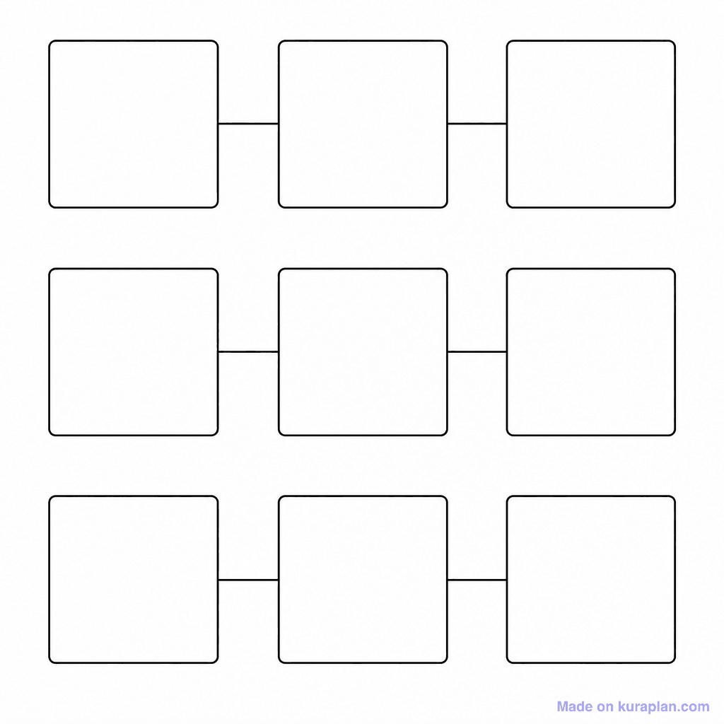Phonics CVC Three-Box Template