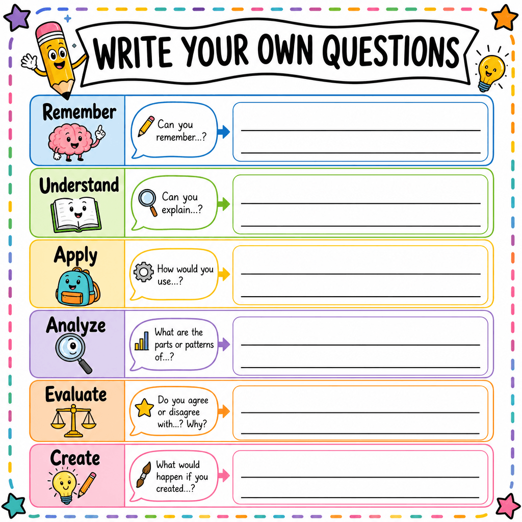 Question Stems (Bloom's)