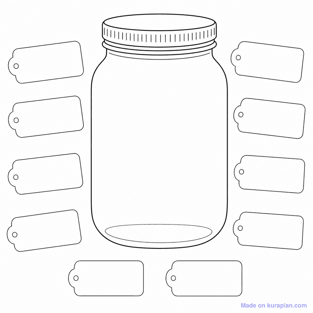 Gratitude Jar Blank