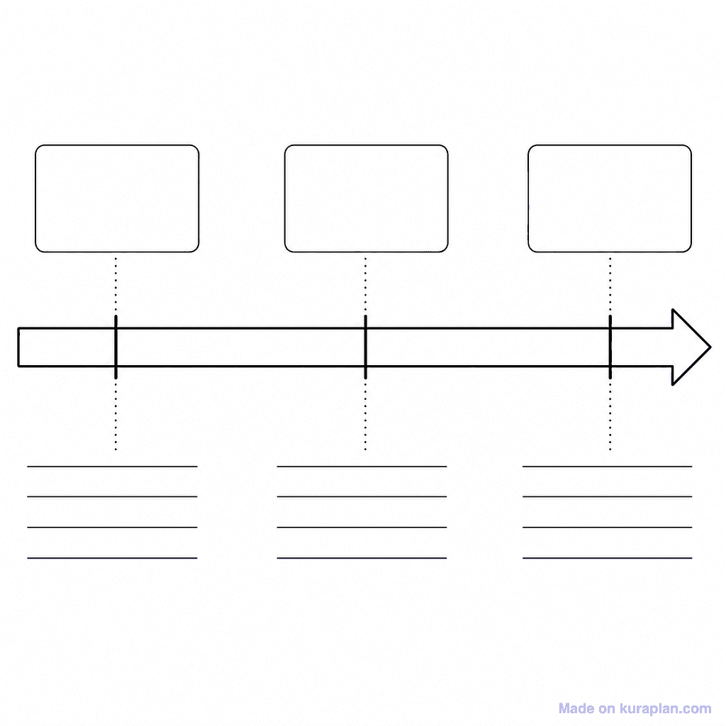 Timeline 3-Event Blank