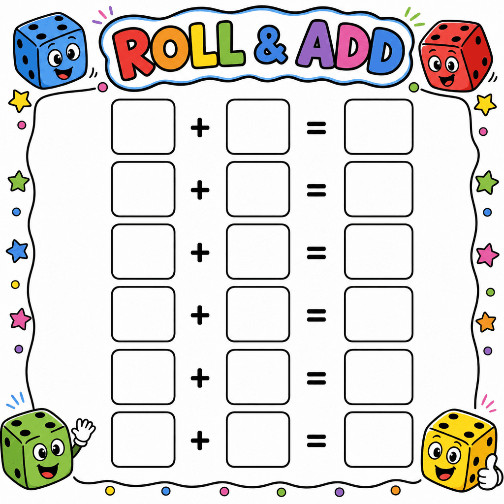 Roll-and-Add Dice Mat