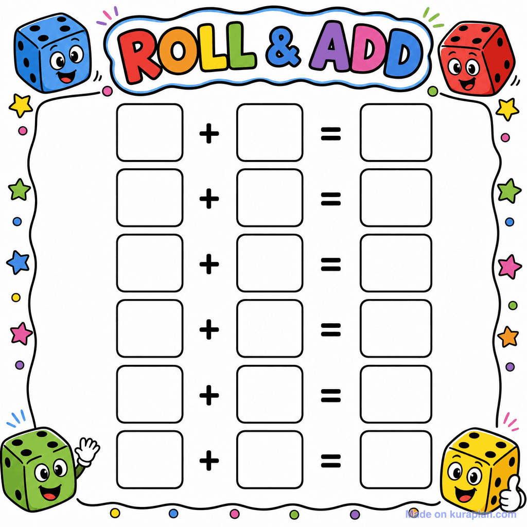 Roll-and-Add Dice Mat