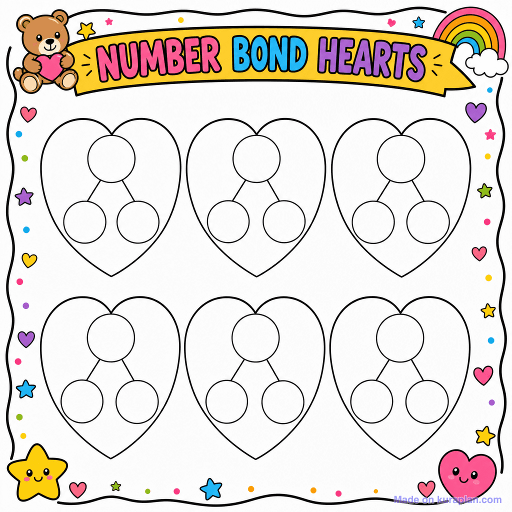 Number Bond Hearts