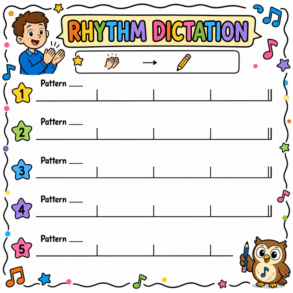 Rhythm Dictation Blank