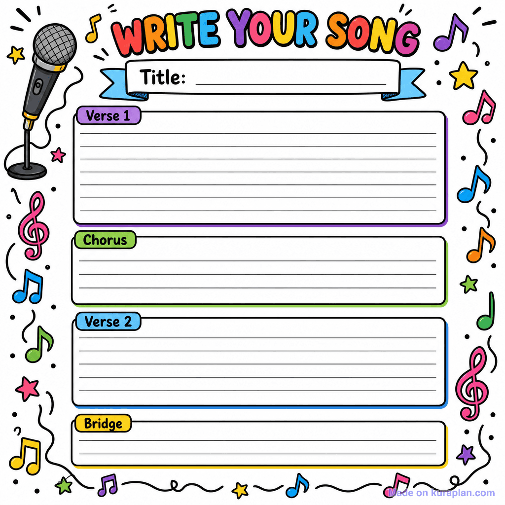 Song Lyrics Template