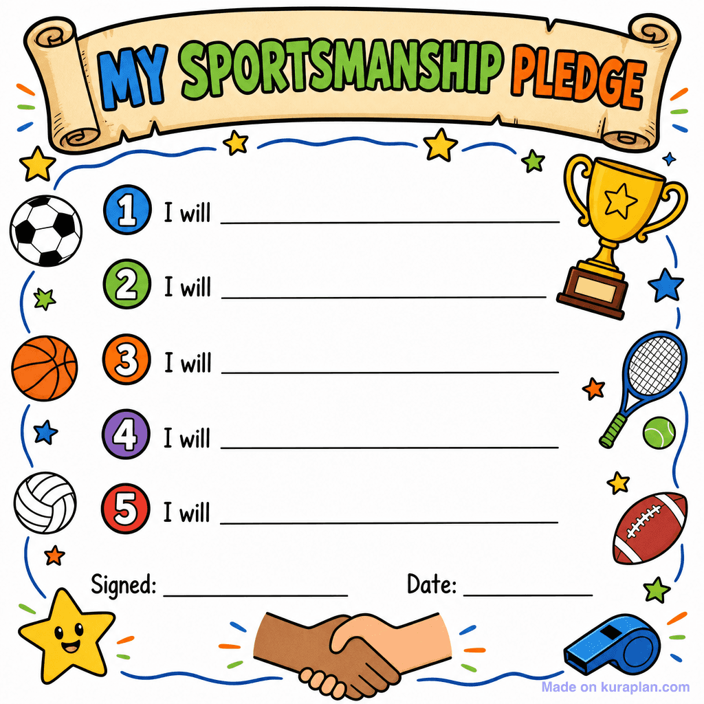 Sportsmanship Pledge