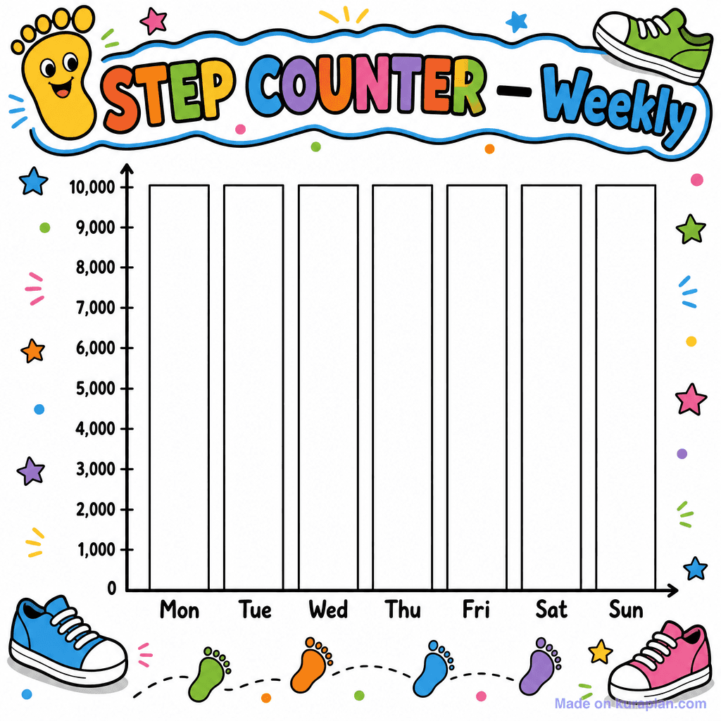 Step Counter Chart
