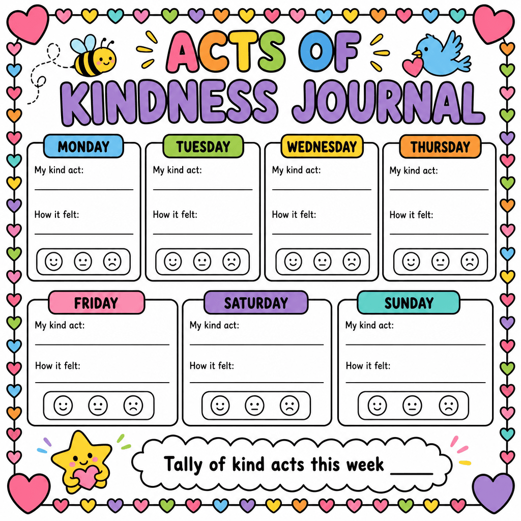 Acts of Kindness Journal