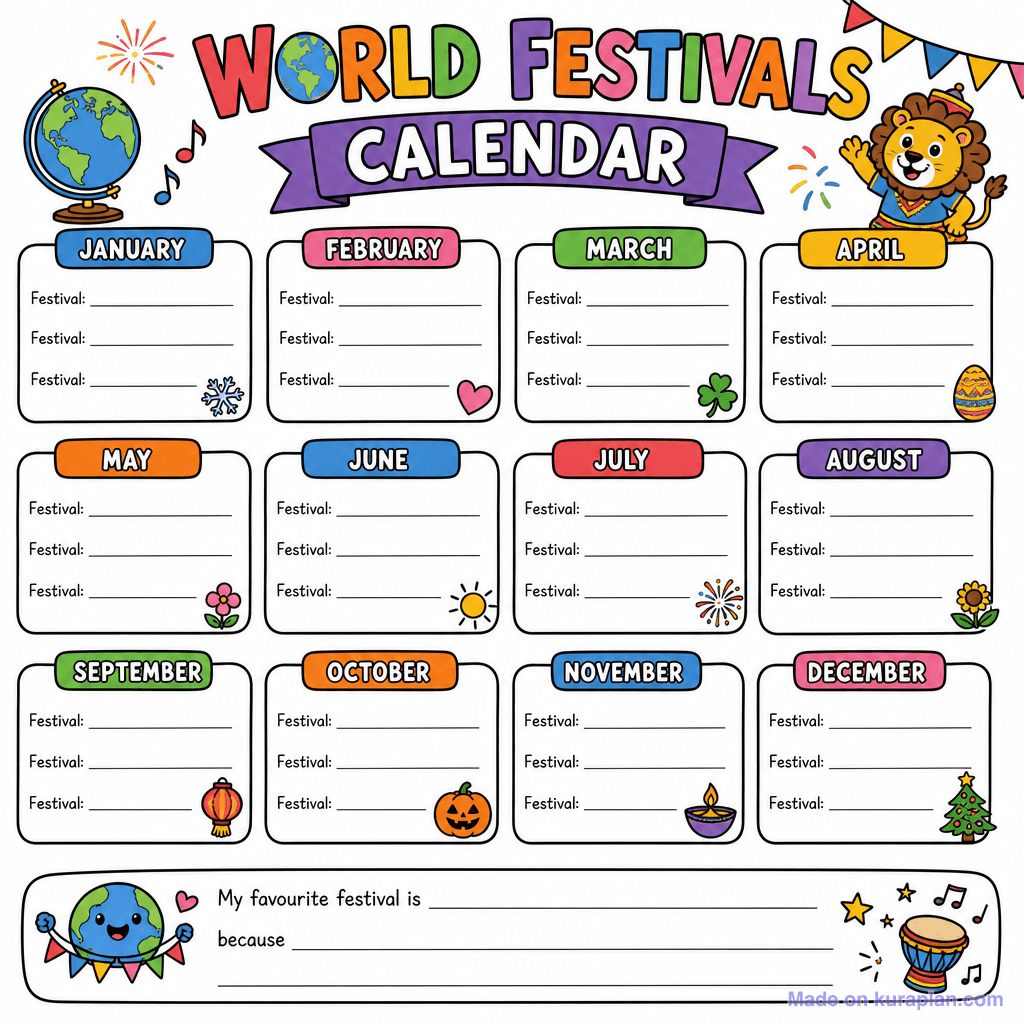 World Festivals Calendar