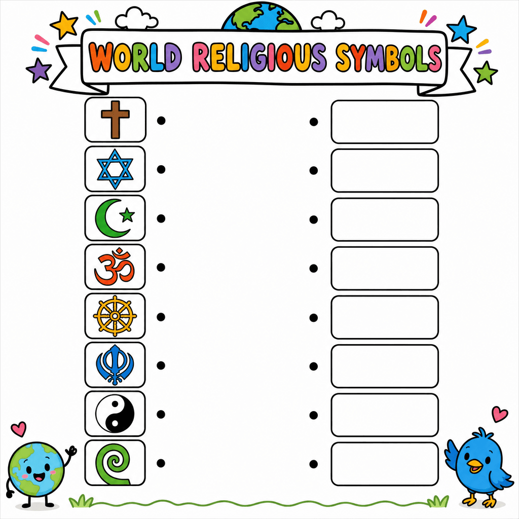 Religious Symbols Match