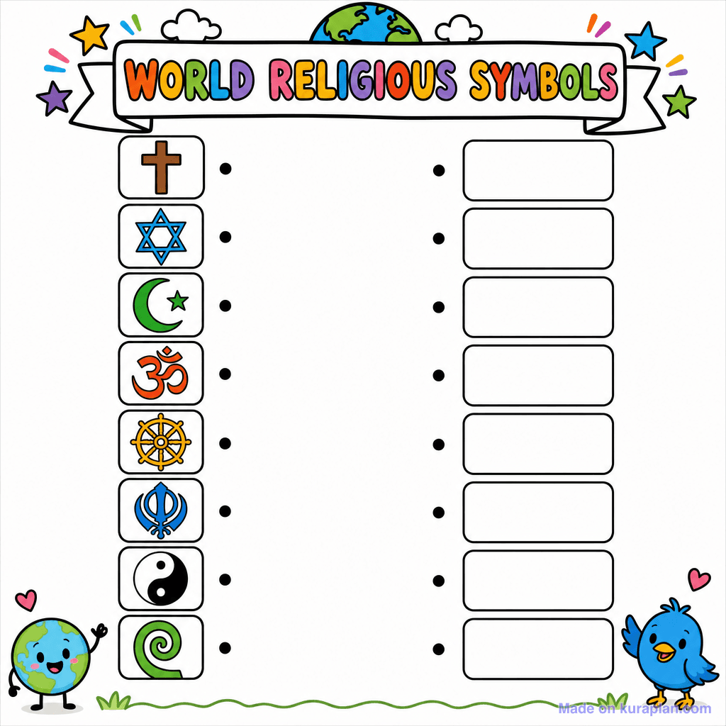 Religious Symbols Match