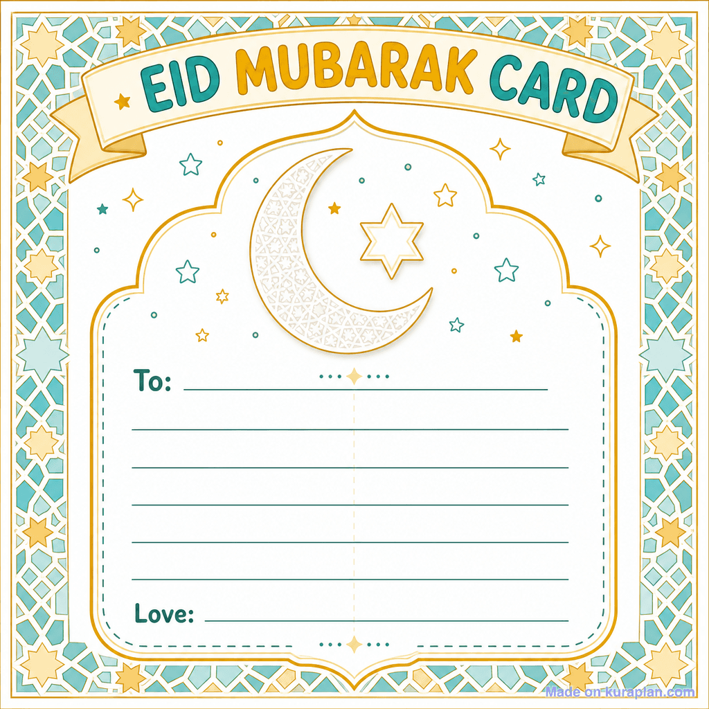 Eid Moon Card