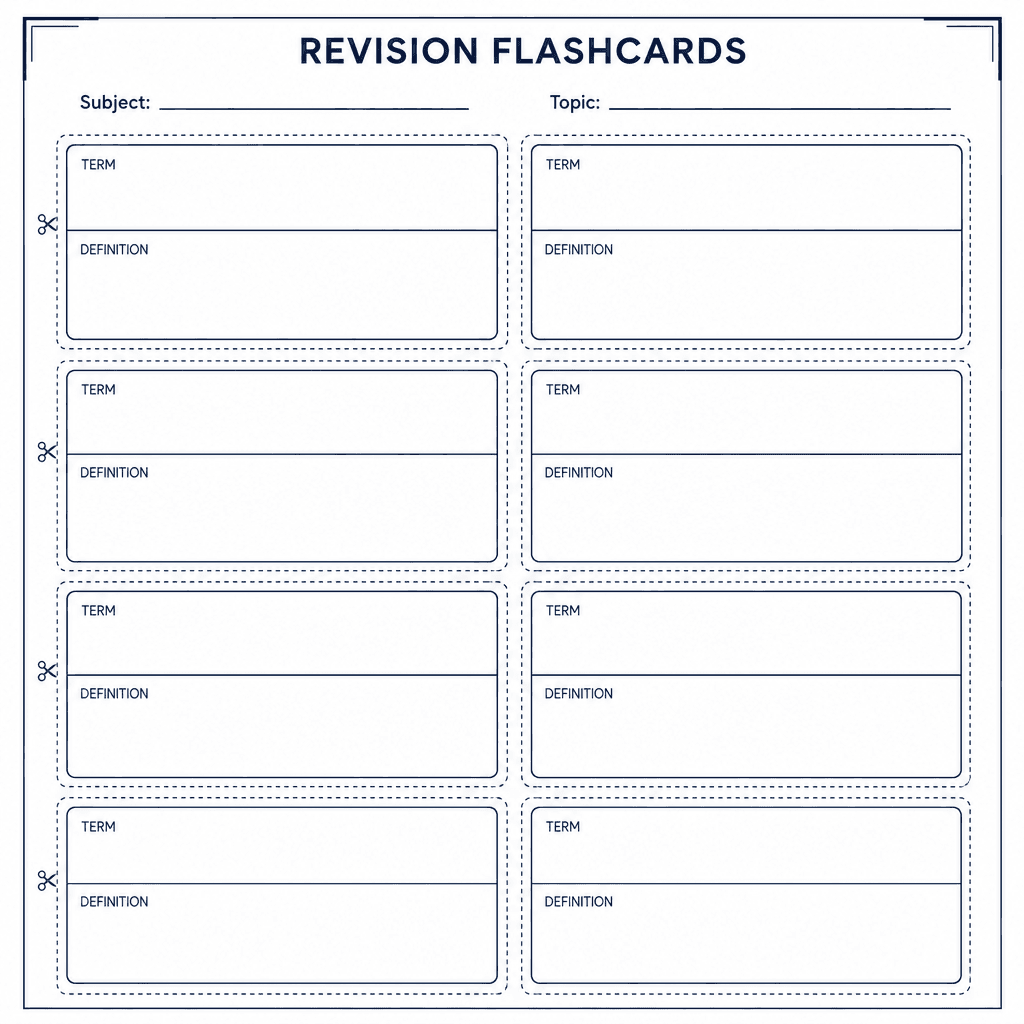 Flashcard Maker (Blank)