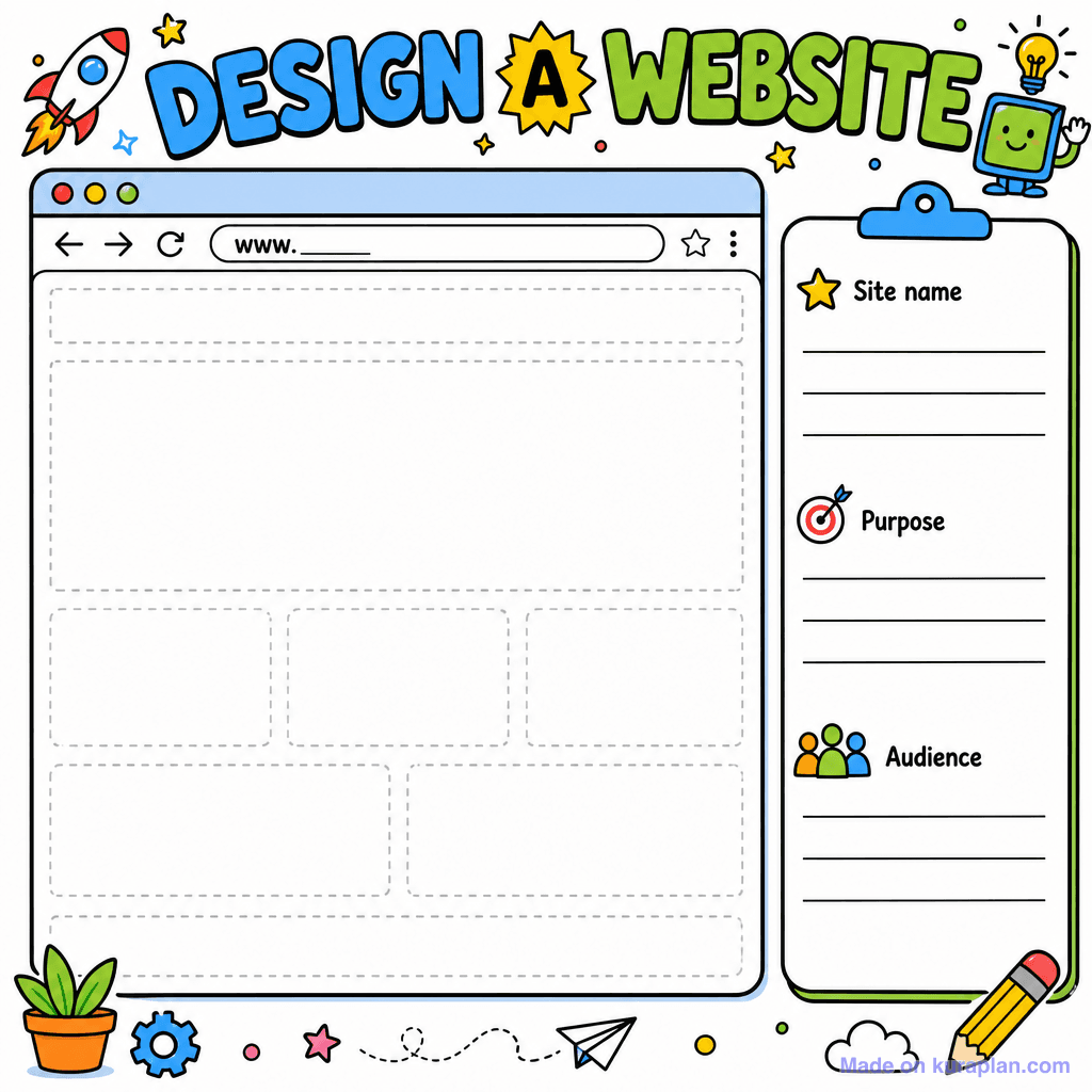 tech classroom illustration sample