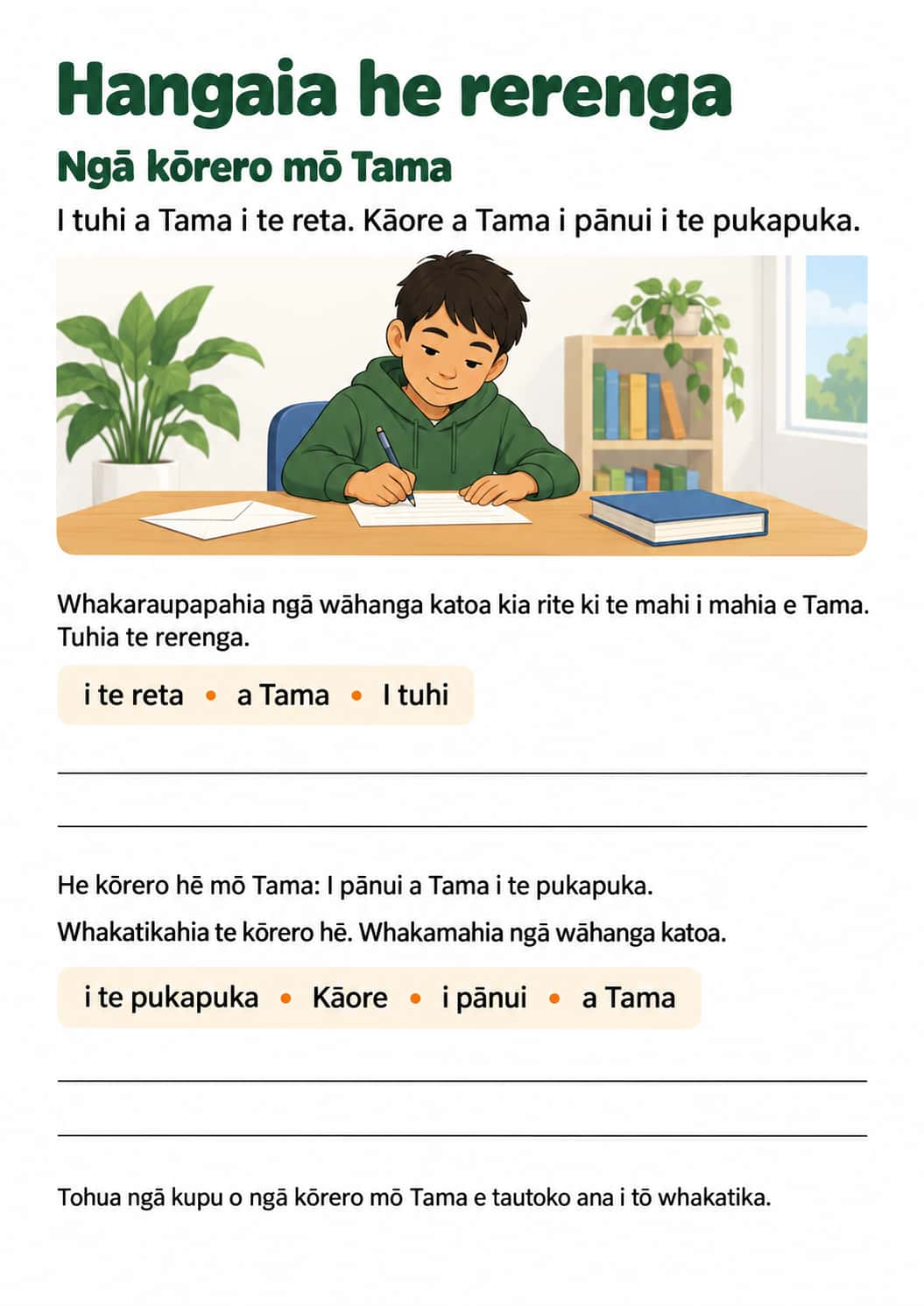 Hangaia he rerenga