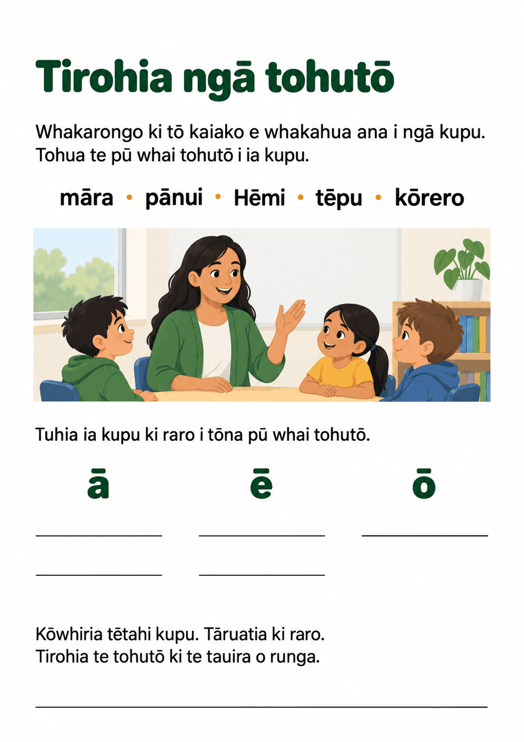 Tirohia ngā tohutō