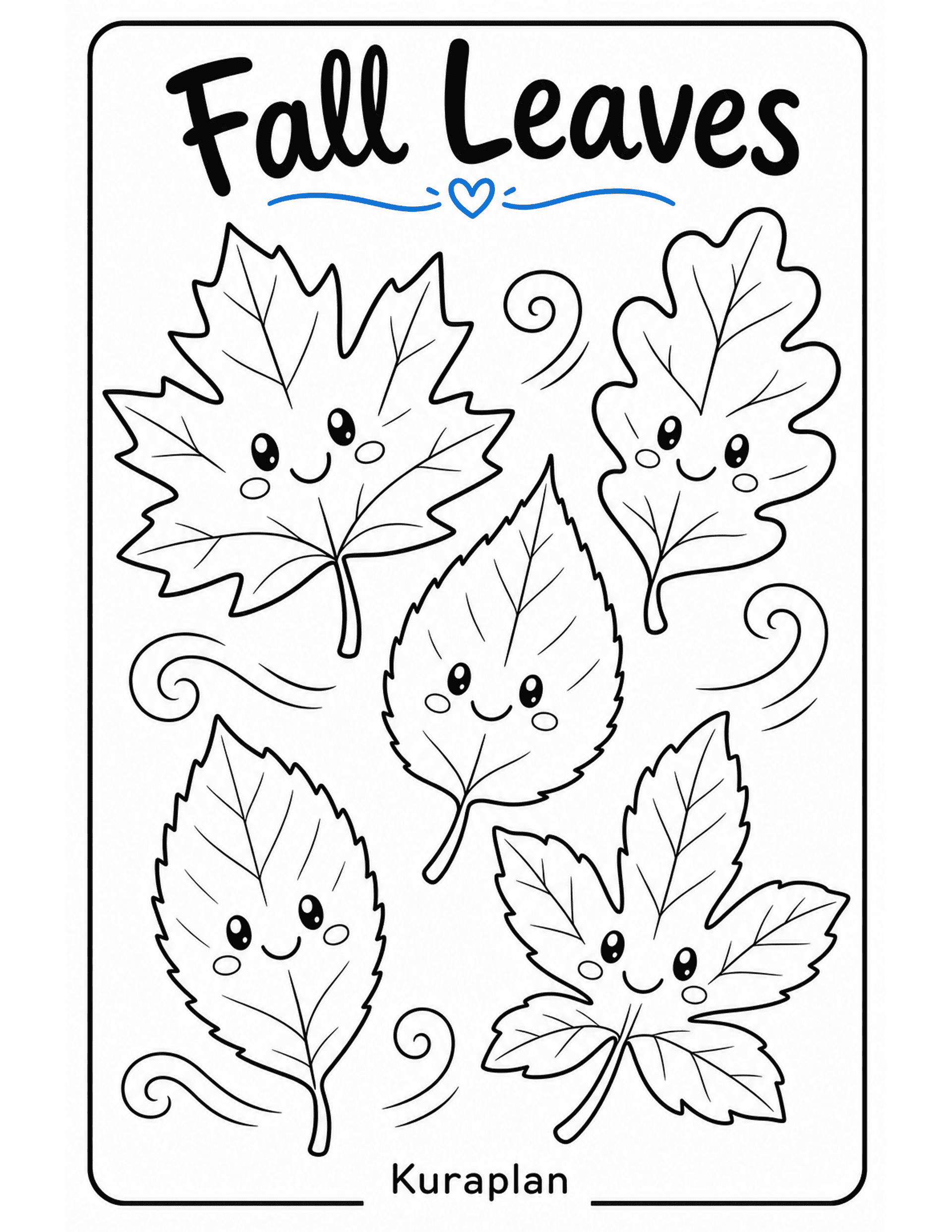 Fall Leaves preview — free printable