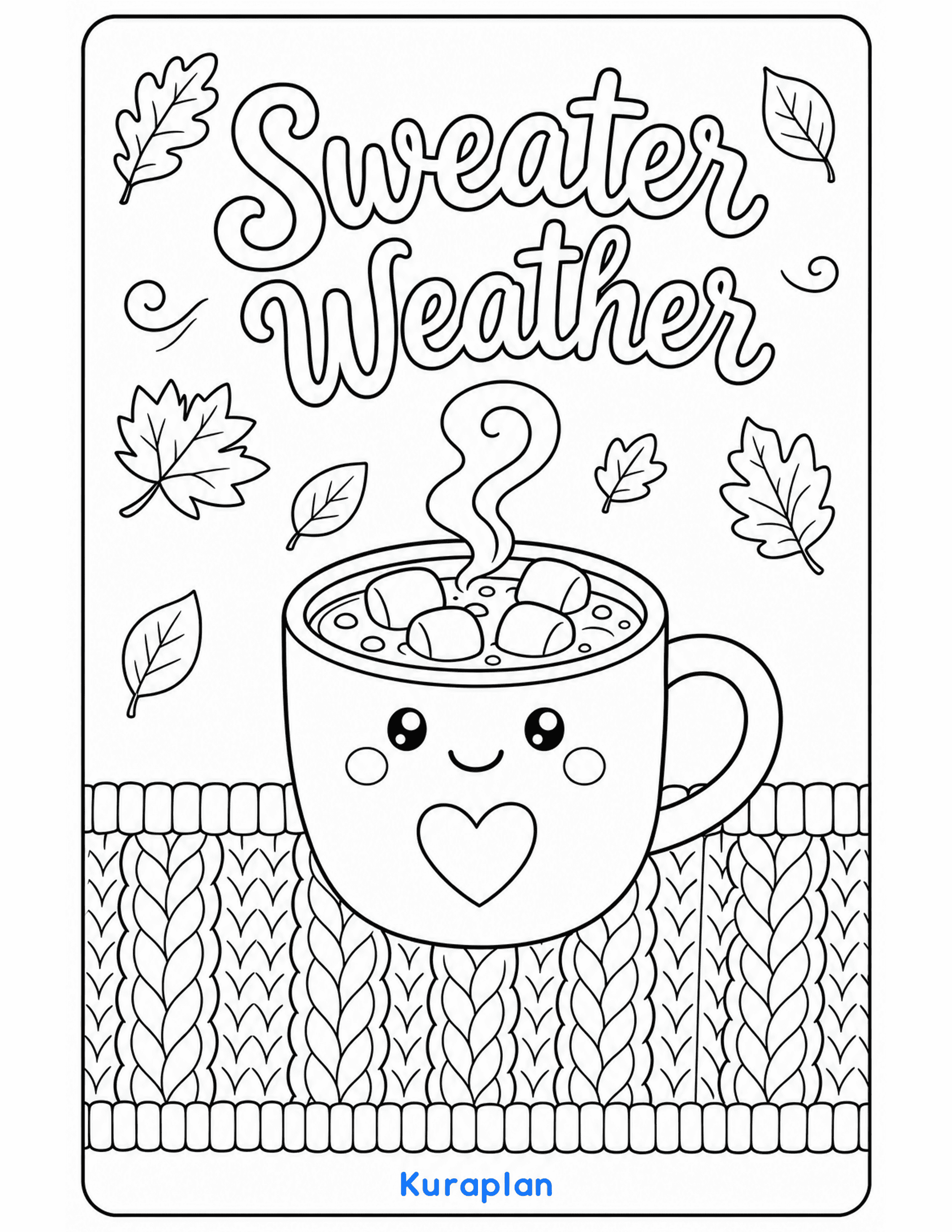 Sweater Weather preview — free printable
